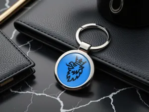 Saab Portachiavi Personalizzati Logo Premium Lucido